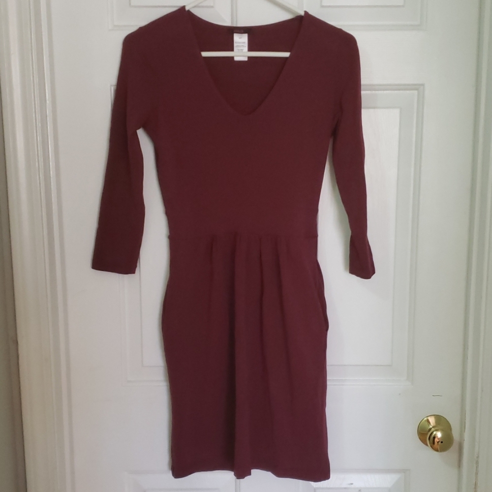 Wine Colored Dress